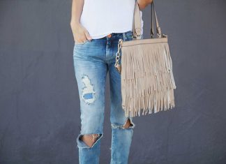 Spodnie z dziurami - nadal modne!